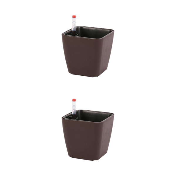 1/2/3 Snygg blomkruka Garden S Skönhet med innovativ växt coffee 14*13 *10.5 2PCS