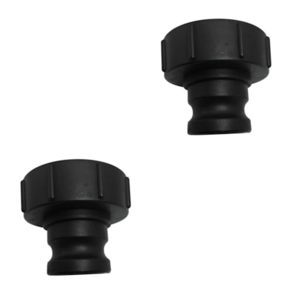 1/2 IBC Vattentank Adapter Tote Slang Snabbkoppling till 2 tum 2PCS