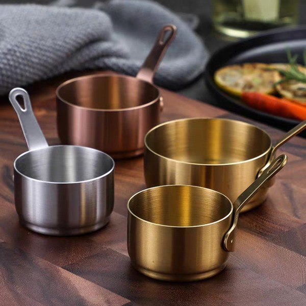 1/3/5 Såsdoppskål Kryddor Tapas Sallad Sås Hemkopp Rose Gold 80ml 1Set