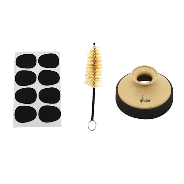 Alto Saxphone Sax Mute Munstycke Patches Kuddar Munstycke Borste