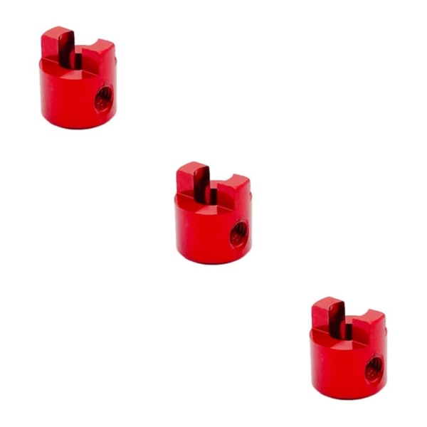 2/3/5 RC Boat Drive Metal Dog Shaft för RC Boat Drive Shaft 3mm red 3Set