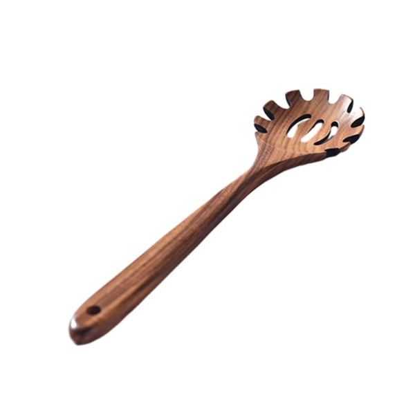1/2/3/5 Brun MultipurposeTrä köksredskap Set för unisex Lo Mein Scoop 1Set
