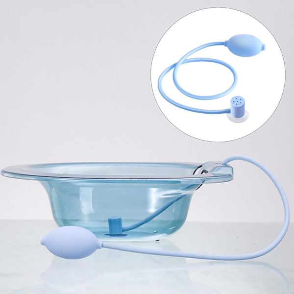1/2 hopfällbar Sitz-badspolare med sugkopp för bidétoalett 1 Pc Upgraded Flusher 1 Pc