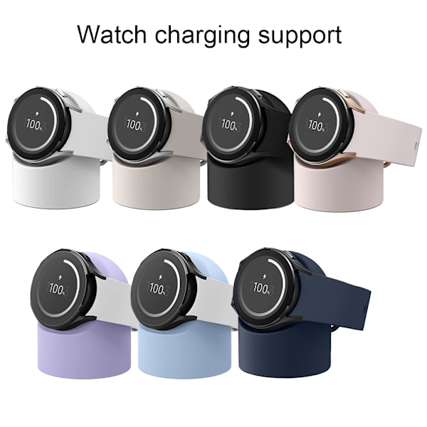 1/2/3/5 Bekvämt och multifunktionellt laddningsställ för watch white 1 Pc