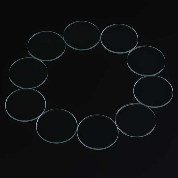 1/2/3/5 10 st 1 mm tjock platt watch Byt ut del Clear 24.5 1Set