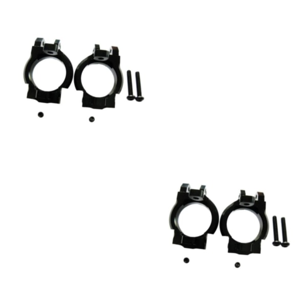 1/2/3/5 2pack/lot Aluminium främre C-nav hjulblock för axial Black 2Set