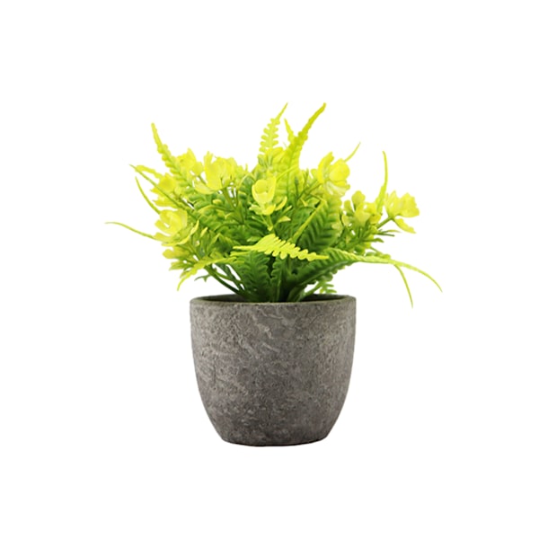 1/2/3 Plast Realistic Artificiell Suckulent Lågt underhåll yellow rose 1Set