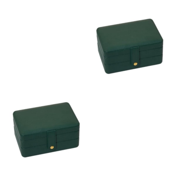 1/2/3 case Organizer Displayhållare för ringar Green Style A 2Set