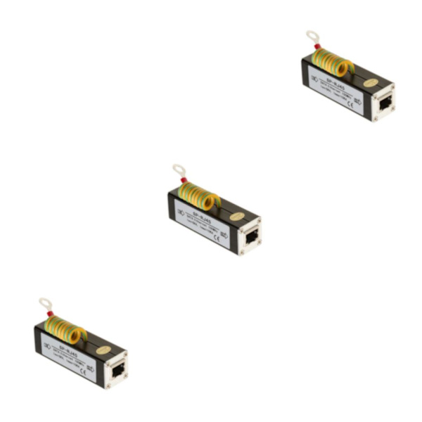 1/3/5 nätverksadapter Ethernet LAN överspänningsskyddsavledare 3Set