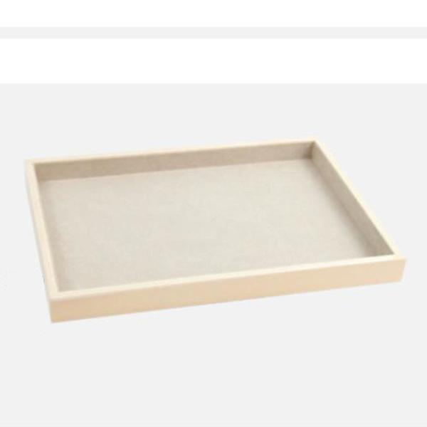 Trä smycken bricka Halsband Armband Förvaring Display Organizer Pick Tray 35.5 x 24.5 x 3cm