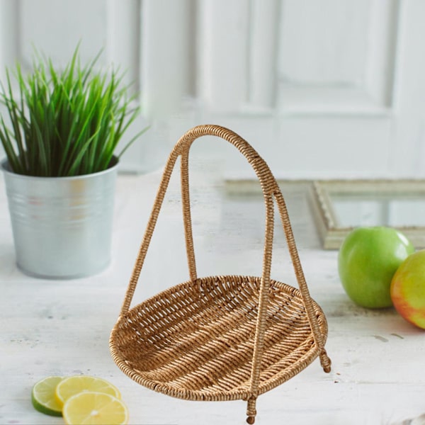 Handgjord Brickdekor Organizer för semesterfödelsedag Oval Single Tier Medium