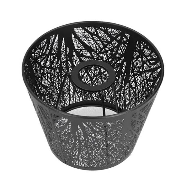 Lampskärm Tree Shadow för E27 Bulb Lampskärm Shell Cover för Black 19 x 15cm