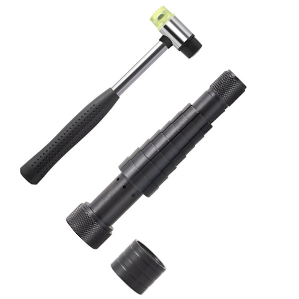 1/2/3 Ring Stretcher Extender Expandera och ändra storlek på bröllopsbandet Black + rubber hamme 1Set