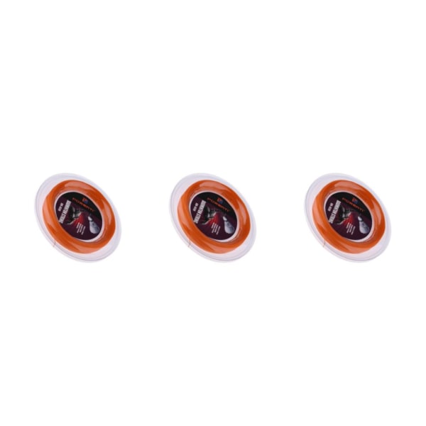 1/2/3 Smidig och slitstark Nylon Badminton Racket String Hög Orange 200m 3PCS