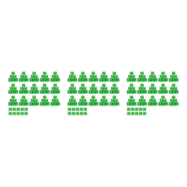 1/2/3/5 100st 8mm 2023 För duvring för de flesta vuxna fåglar Grass Green Netherlands 100 pcs 3PCS