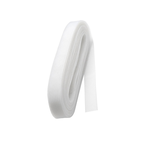1/2 styv krinolin tagelfläta bröllopsklänning i Millinery White 2.5cm 1Set