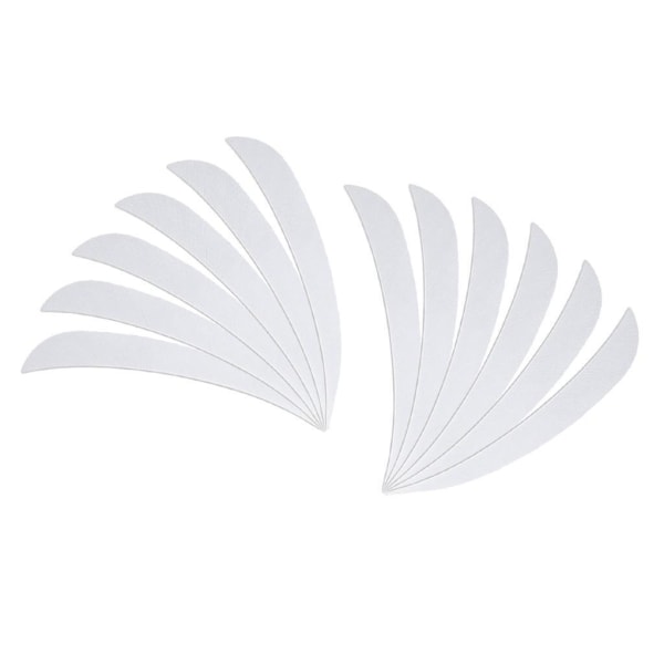 1/2/3/5 12 stycken För Bågskytte Jaktfjäder Fletching Right White 1Set