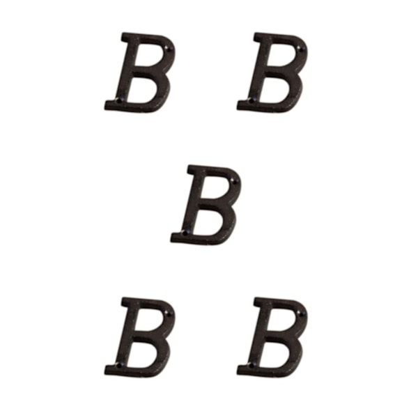 1/2/3/5 metall husnummer plakett Hållbar och rostsäker dörr B17--B 5Set