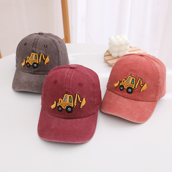 1/2/3/5 Solskydd cap för utomhusaktiviteter barn wine red 1Set