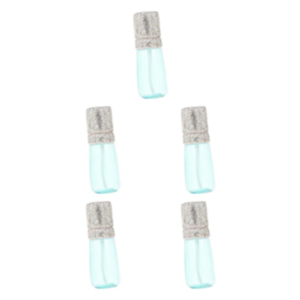 1/2/3/5 vätskebehållare 60 ml behållare Snygg liten resa Blue 12 x 4cm 5Set