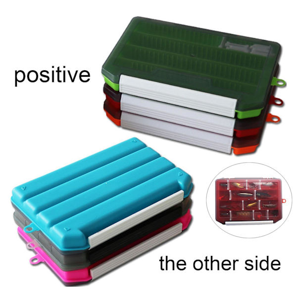 1/2/3 karp fiskeredskap Box organizer fiskepärlor Red 20.5x14.5x3cm 1Set
