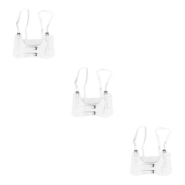 1/2/3/5 Dam Charm Midjeband Bred underbyst Cosplay Strechy rosett White cowboy Type B 3Set