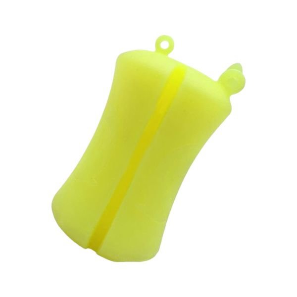 1/2/3/5 Bärbar fiskespö Fast boll Slitstark Slitstark Yellow 6 x 3.8cm 1Set