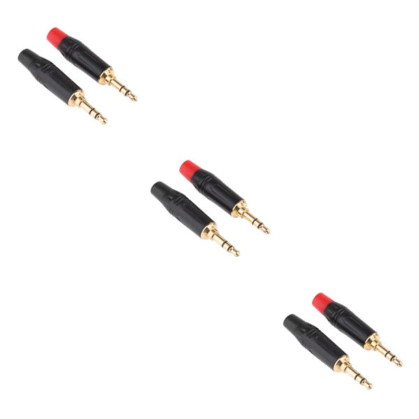 1/2/3/5 2 stycken 3,5 mm 3-poliga hanreparationshörlurar Ljudlödning 3Set
