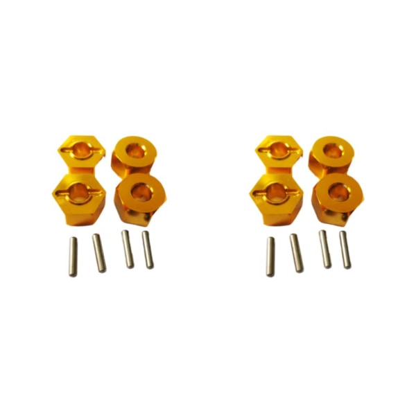 1/2/3/5 4MM hjulfäste för 1/14 LC larvband Hög precision 4MM yellow 2Set