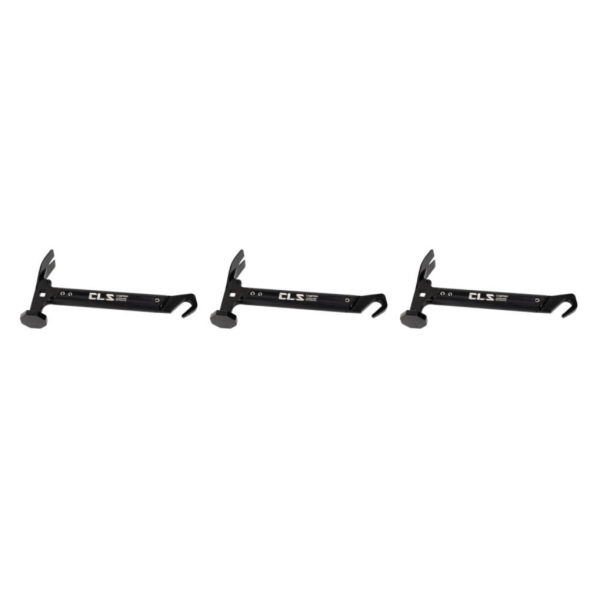 1/2/3/5 bärbar tältpinnedragare i rostfritt stål för Black 3PCS