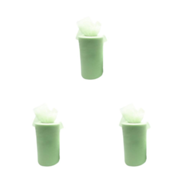 1/2/3/5 White Roll handled Tyll Coil Hållbar och pålitlig bröllop bud green 3Set