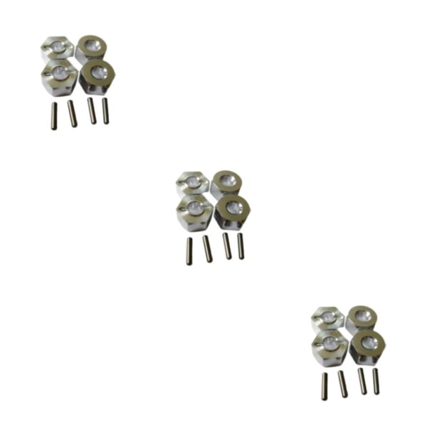 1/2/3/5 4MM hjulfäste för 1/14 LC larvband Hög precision 4MM silver 3Set