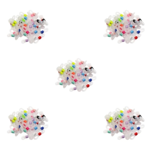 1/2/3/5 50 st Glasögon Glasögon Kedjeremshållare Loop Ends Type D 50 Pcs 5Set