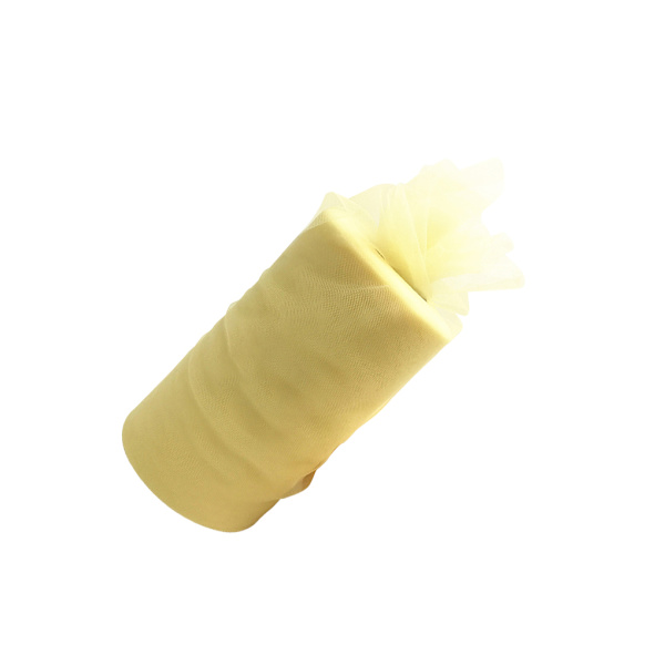 1/2/3/5 White Roll handled Tyll Coil Hållbar och pålitlig bröllop light yellow 1Set