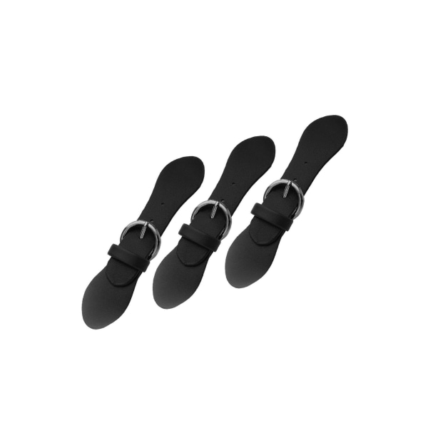 1/2/3/5 Snap-sömnadsbyglar Stängningar PU-läder hantverkssömnad Black 14x3cm 1Set