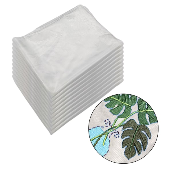 1/3/5 tygöverföringspapper Vattenlösligt broderistabilisator 10 Sheets 210x297mm 1Set