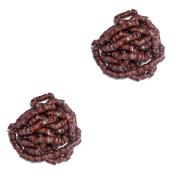 1/2/3/5 100st 8mm 2023 För duvring för de flesta vuxna fåglar Coffee Japan 100 pcs 2PCS