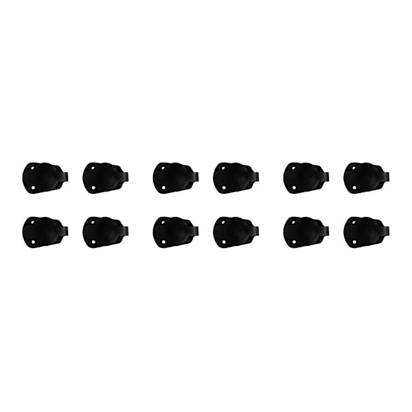 1/3/5 4-delat cap och packning för infällda stånghållare 4 pcs 3PCS