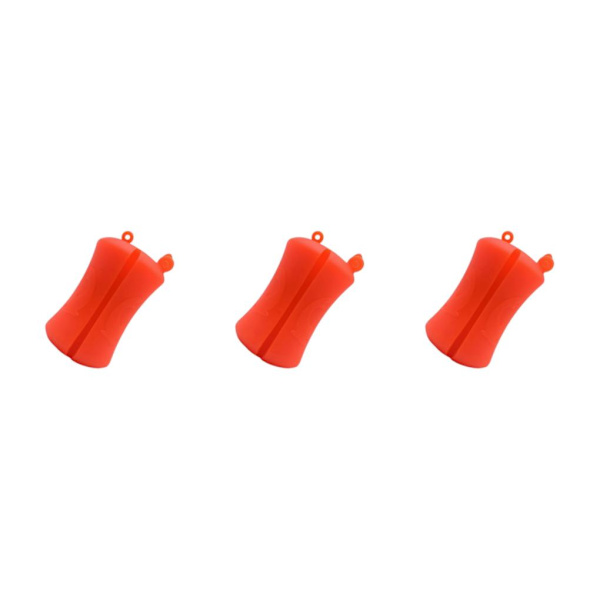 1/2/3/5 Bärbar fiskespö Fast boll Slitstark Slitstark Red 6 x 3.8cm 3Set