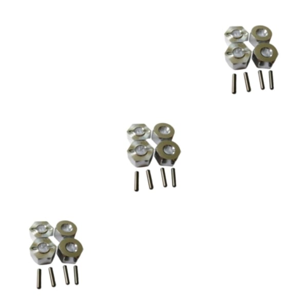 1/2/3/5 4MM hjulfäste för 1/14 LC larvband Hög precision 4MM silver 3Set