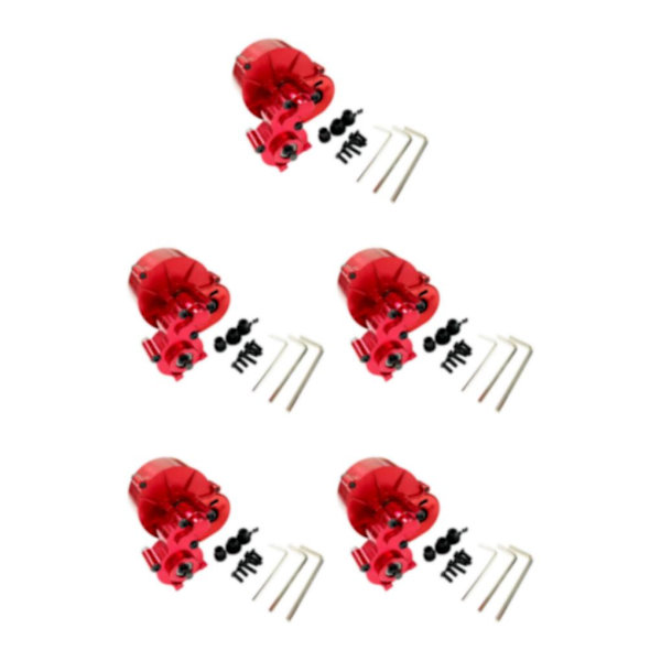 1/2/3/5 Metal Transmission Växellåda Motorväxel För 1/10 Axial Red 5Set