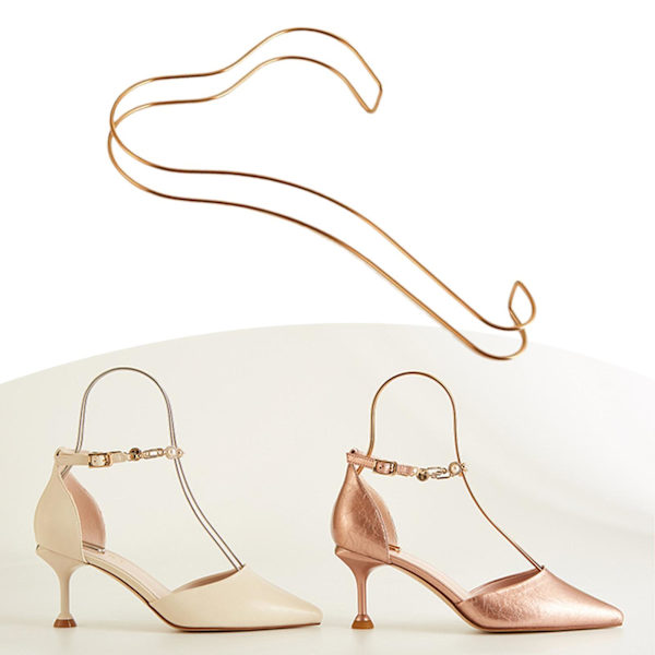 Shoe Display Stand Inserts För Shaper High Heels Sandal Holder Rose 225x150mm