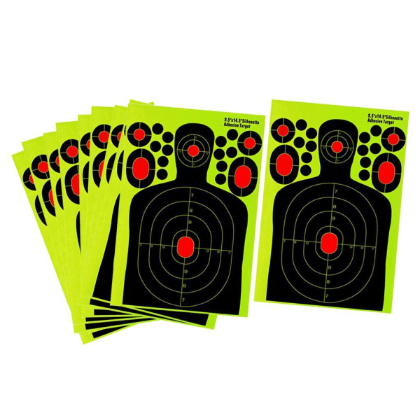 10 Splatter Reactive Self Adhesive Targets För