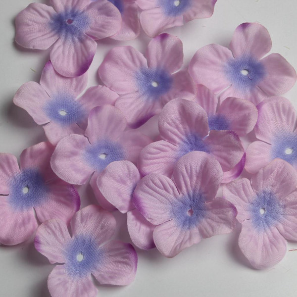 1/2/3 500 st konstgjorda rosenblad för DIY-hårbåge Lavender 1Set