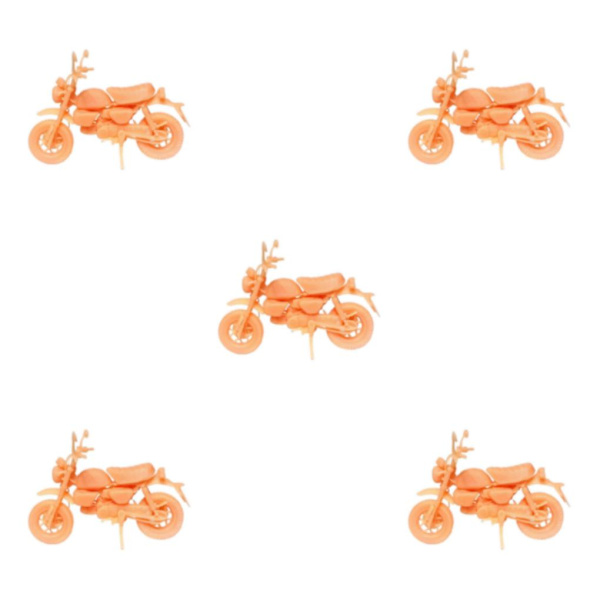1/3/5 1:64 Motorcykelmodell Miniatyrmotorcykel för layout 5Set