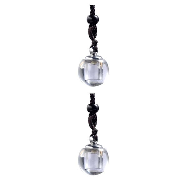 1/2/3/5 Memorial Pendant Halsband Parfymflaska för Ashes spherical 2Set