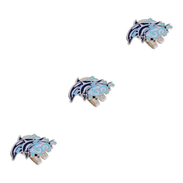 1/3 Robust Mönster Magnetic Hat Clip För Golf Ball Marker Fit 3Set