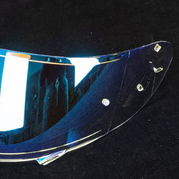 Visir PC-delar för Z7 Z-7 CNS-3R X-spirit delar Tillbehör E Transparent Blue 245mm
