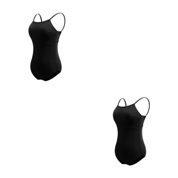 1/2/3 Dance Body Balett Leotard Dansoutfit Andas Black XL 2PCS