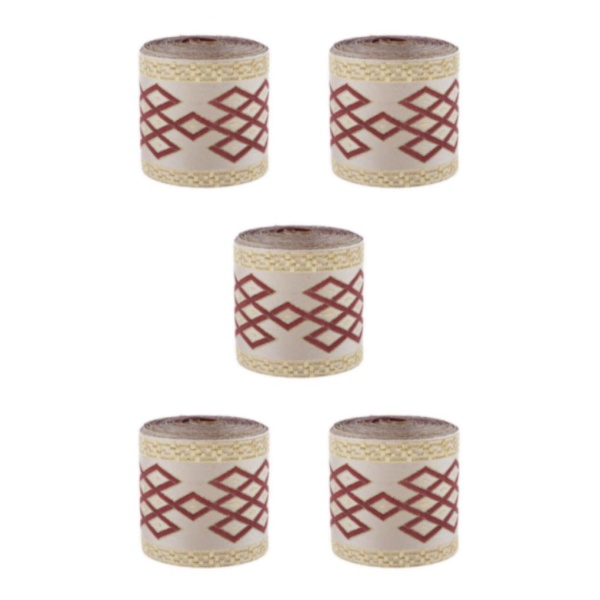 1/2/5 5 meter etnisk stil Jacquard Trim Ribbon Gardin 5Set